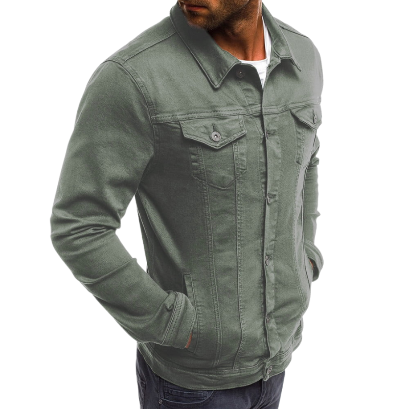 Men’s Long-Sleeve Shirt with Front Pockets