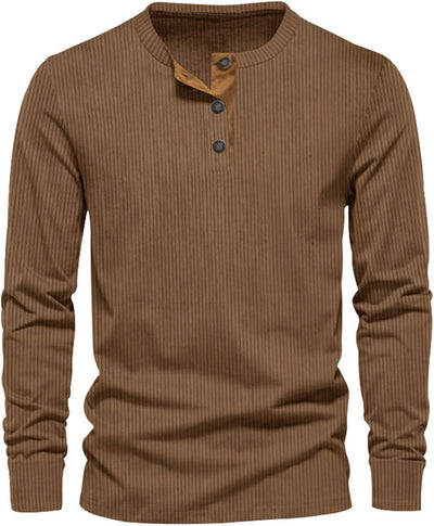 Men’s Long-Sleeve Sweater for Office Wear