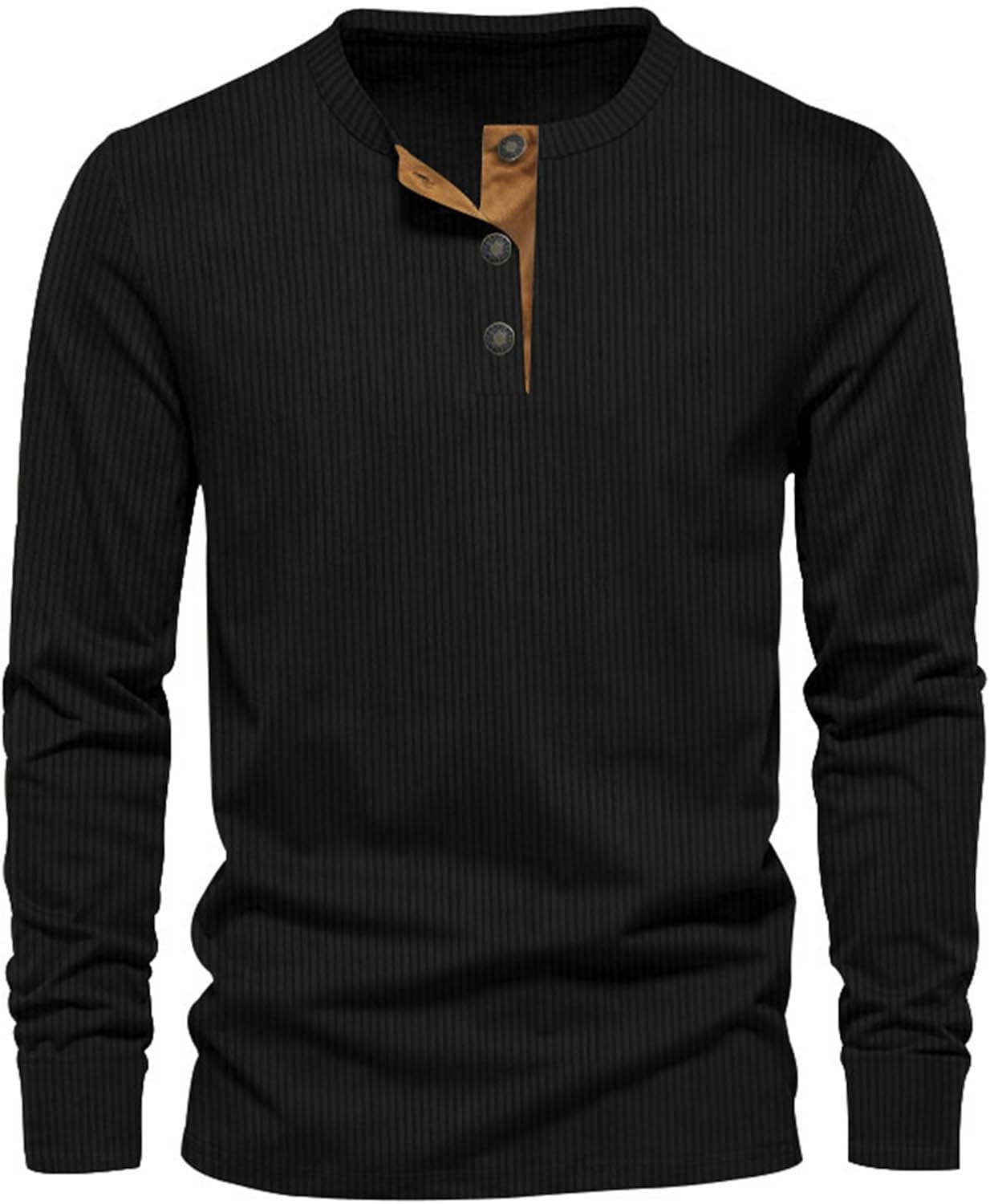 Men’s Long-Sleeve Sweater for Office Wear