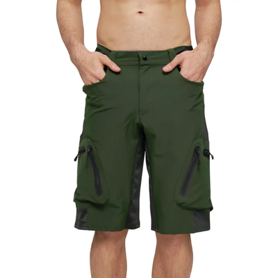 Men’s Outdoor Shorts with Adjustable Waistband and Zippered Pockets