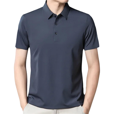 Men’s Polo Shirt with Collar Button