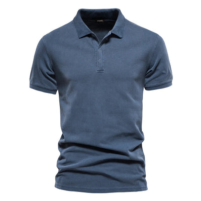 Men’s Polo Shirt with Collar and Button