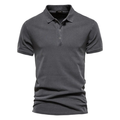 Men’s Polo Shirt with Collar and Button