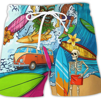 Men’s Printed Boardshorts Summer Swim Shorts