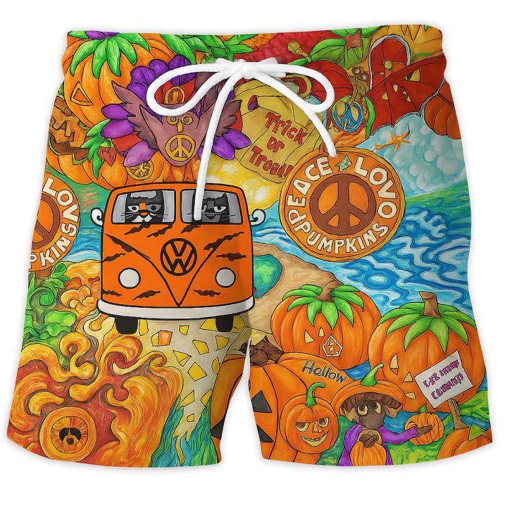 Men’s Printed Boardshorts Summer Swim Shorts