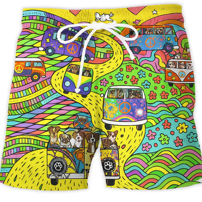 Men’s Printed Boardshorts Summer Swim Shorts