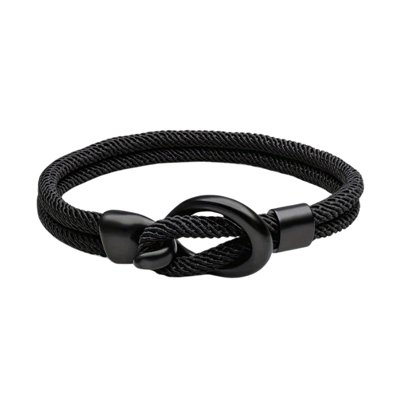 Men’s Rope Bracelet with Braided Design