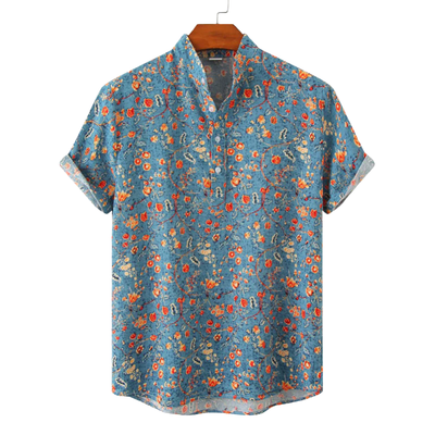 Men’s Shirt with Button Closure with Print