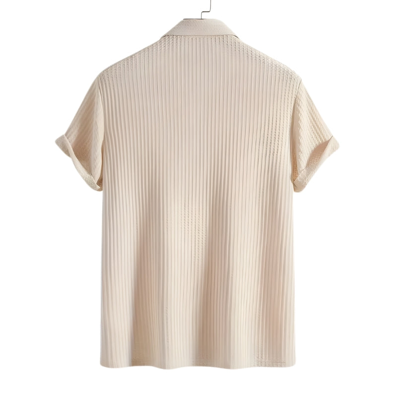 Men’s Short Sleeve Polo Shirt with Collar