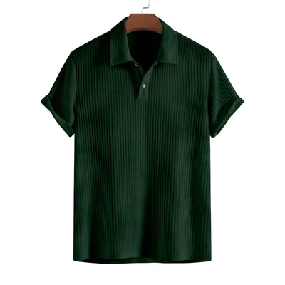 Men’s Short Sleeve Polo Shirt with Collar
