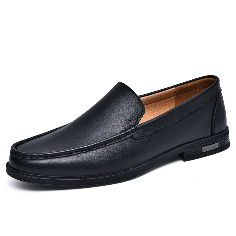 Men's Slip-On Loafers with Low Heel