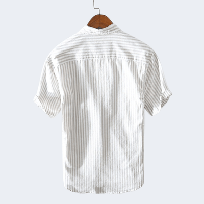 Men's Striped Short Sleeve Shirt