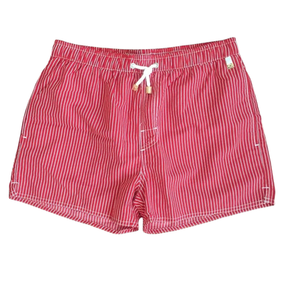 Men’s Swim Shorts with Stripe Pattern for Beach and Pool