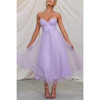 Midi Dress with Straps for Everyday Summer Wear