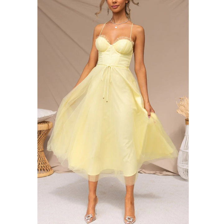 Midi Dress with Straps for Everyday Summer Wear