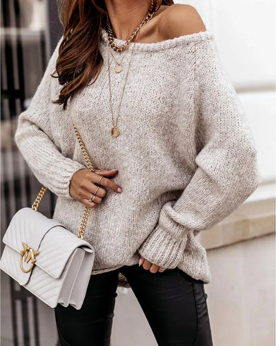 Mira I Beige Weekender Jumper