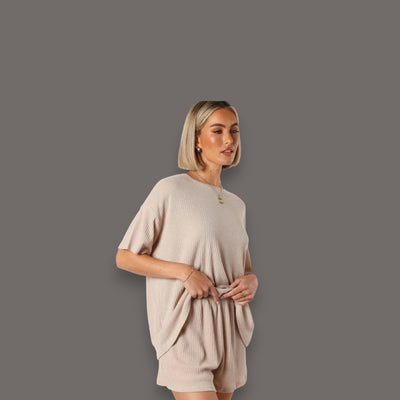 Camila - Women Knit Short Set