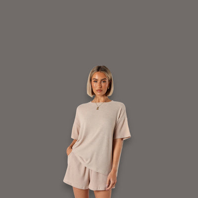 Camila - Women Knit Short Set