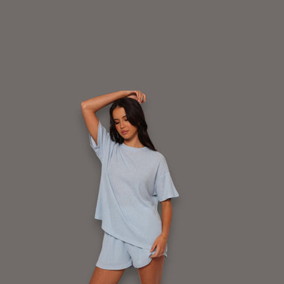 Camila - Women Knit Short Set