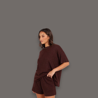 Camila - Women Knit Short Set
