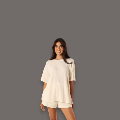 Camila - Women Knit Short Set