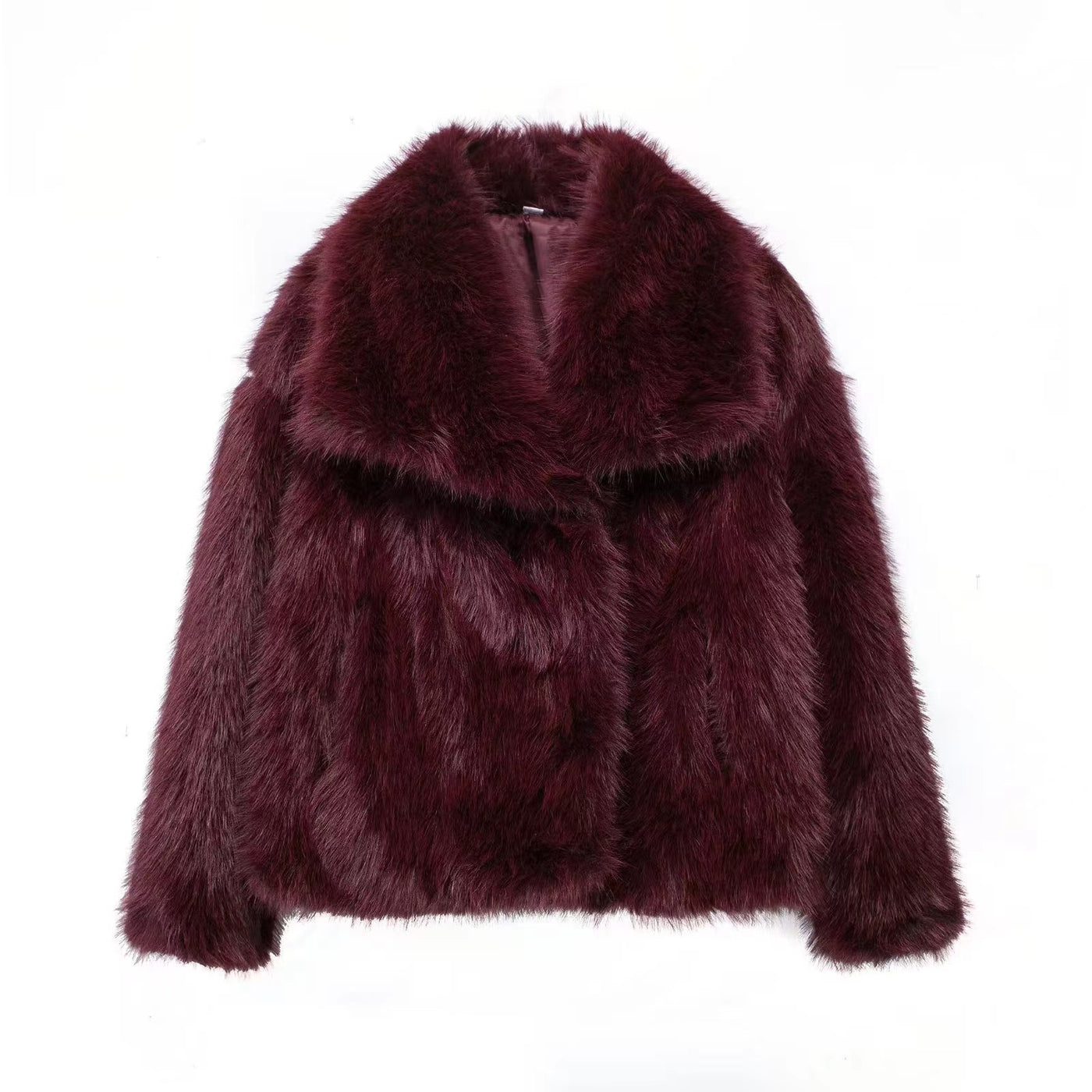 Quinn - Women Autumn Fur Plush Fluffy Jacket