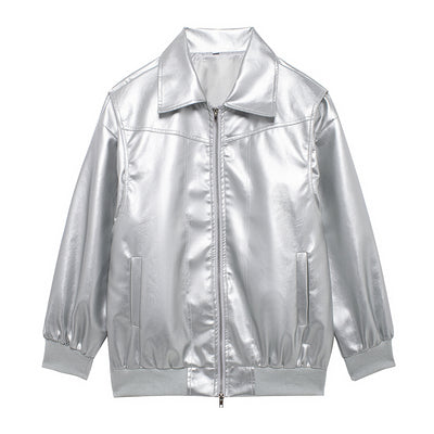 Maeve - Casual Oversized Leather Jacket