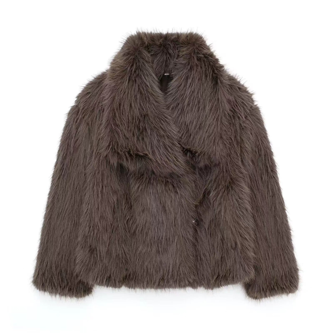 Quinn - Women Autumn Fur Plush Fluffy Jacket