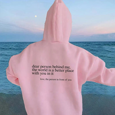 Annie - European and American print round neck sweatshirt