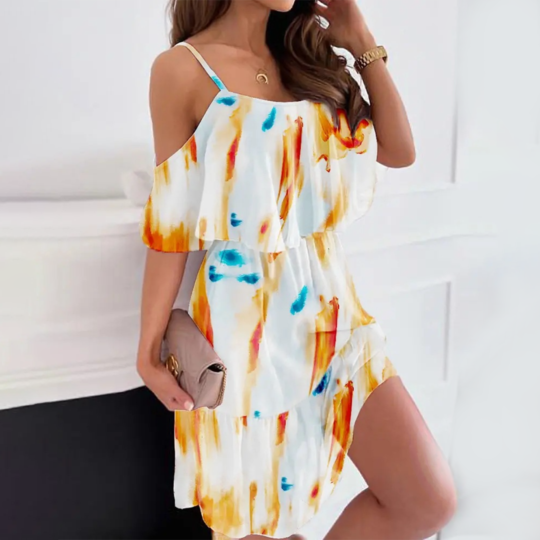 Floral Off-Shoulder Dress for Women