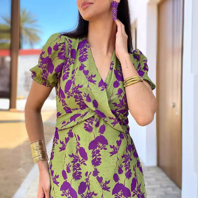 Riley - Floral Midi Dress