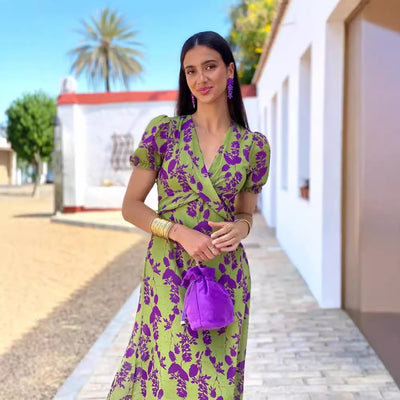 Riley - Floral Midi Dress