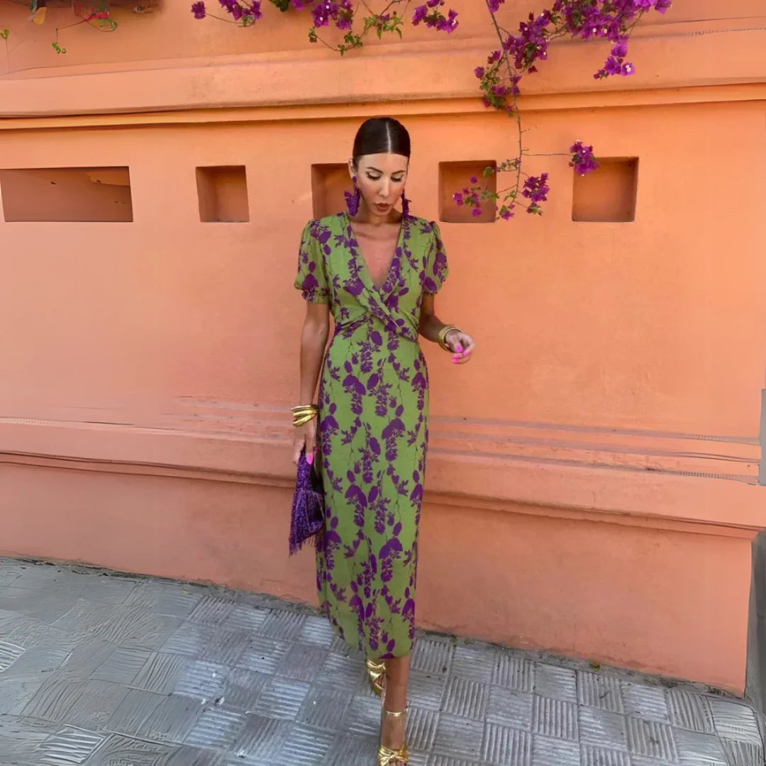 Riley - Floral Midi Dress