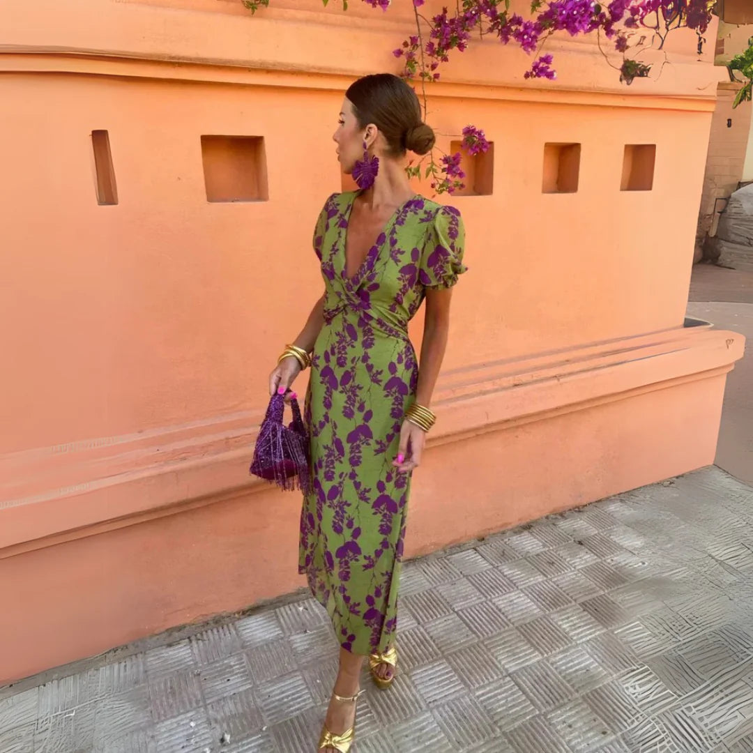 Riley - Floral Midi Dress