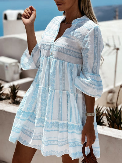 Rose – Airy Boho Dress with Cheerful Pattern