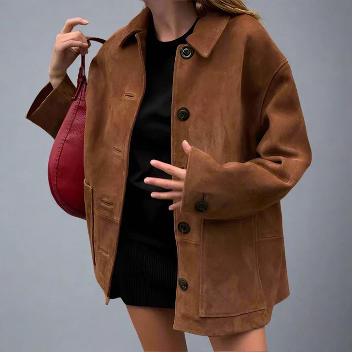 Layla - Women’s Suede Leather Jacket