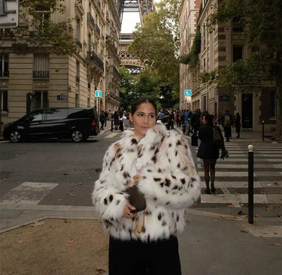 Hilery - Leopard Fur Coat
