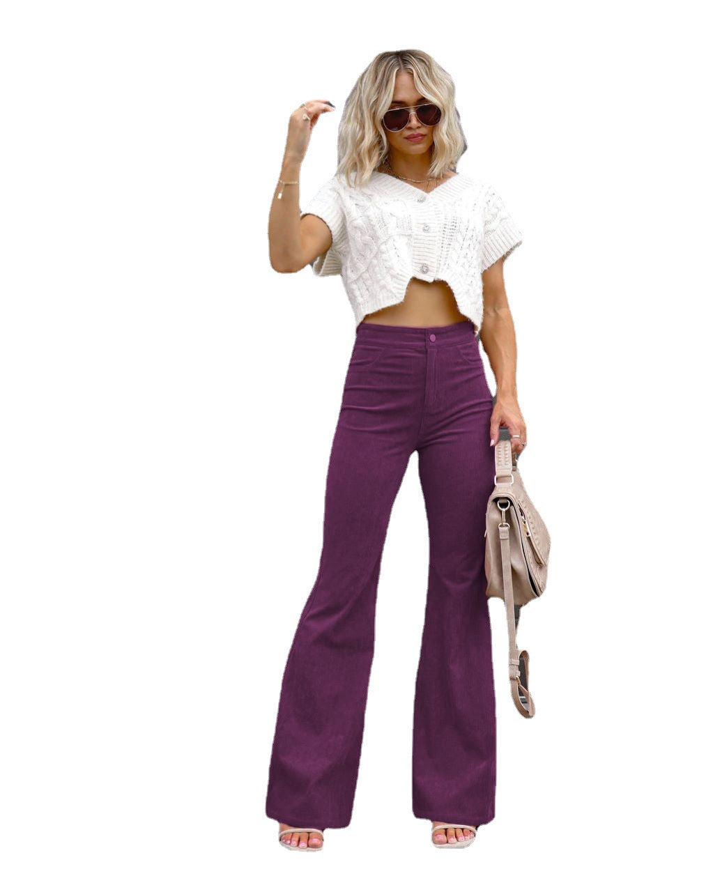 Saylor - High-Waisted Flared Pants