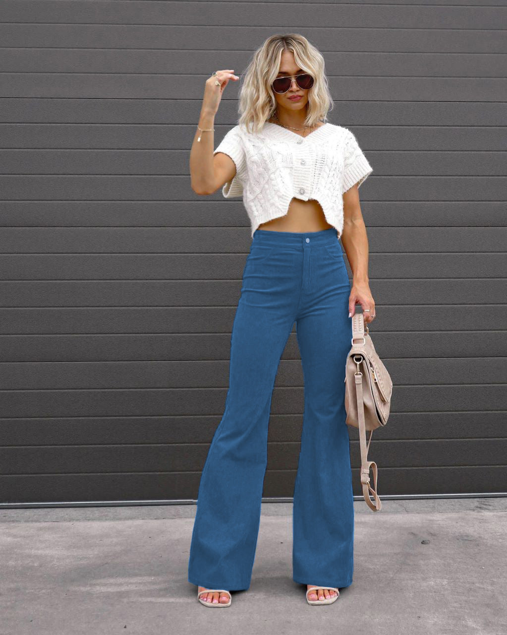 Saylor - High-Waisted Flared Pants