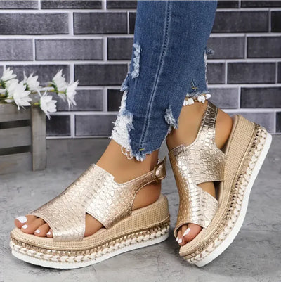 Diane - Lightweight Wedge Orthopedic Sandals
