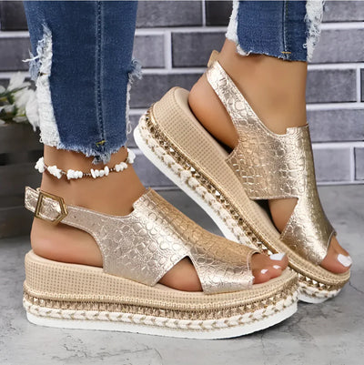 Diane - Lightweight Wedge Orthopedic Sandals