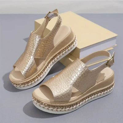 Diane - Lightweight Wedge Orthopedic Sandals