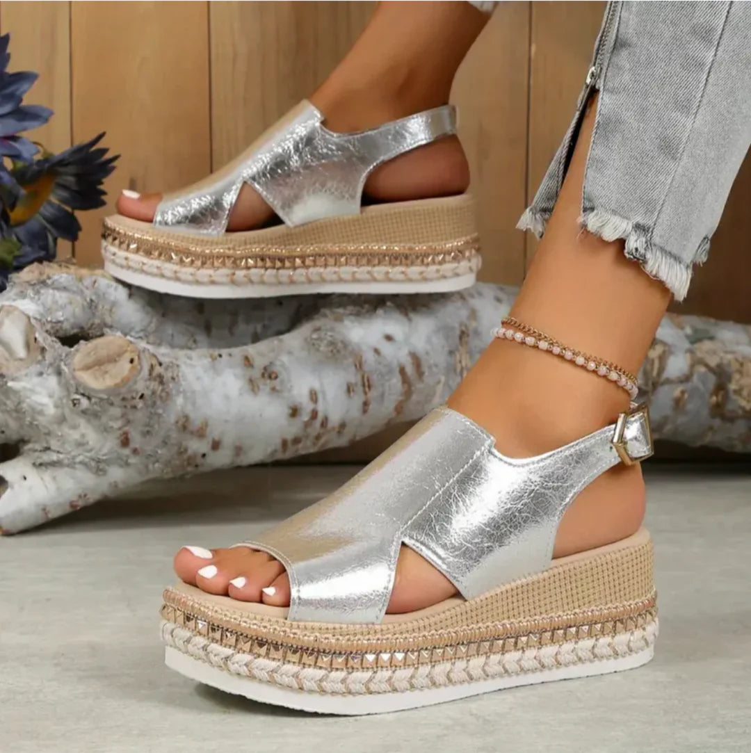Diane - Lightweight Wedge Orthopedic Sandals