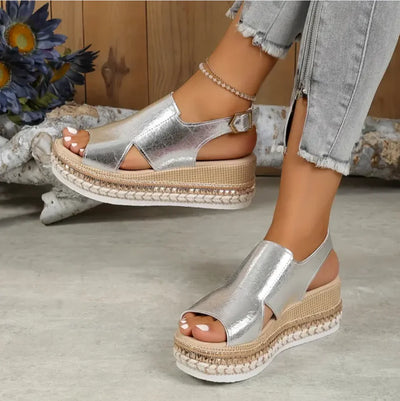 Diane - Lightweight Wedge Orthopedic Sandals