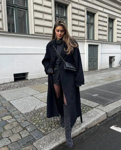 Emma - Women's classic long coat