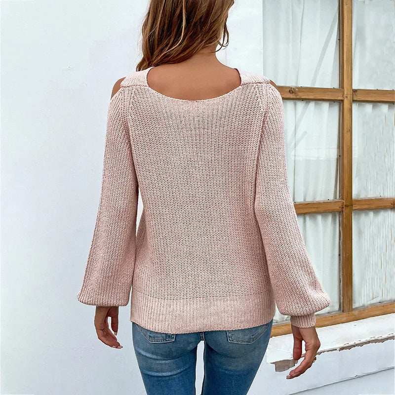 Sienna I Halter Knit Sweater I 2 Colours