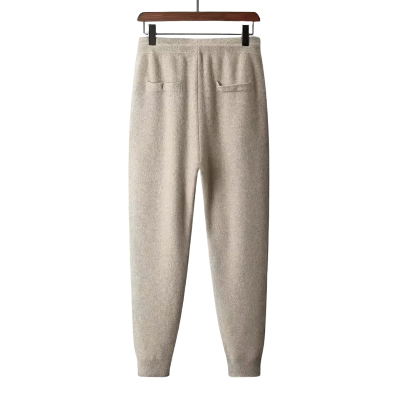 Two-Piece Knit Lounge Set for Men Jacket and Pants