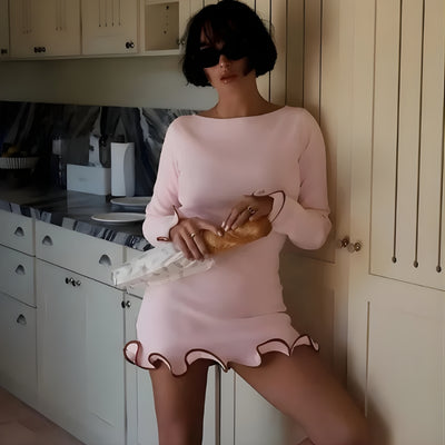 Women’s Long-Sleeve Bodycon Mini Dress