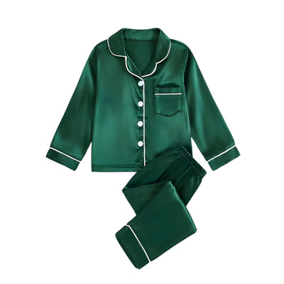 Women's Two Piece Pajama Set with Button Front Top and Bottoms