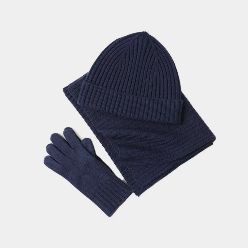 Women’s Winter Hat, Scarf, and Gloves Set